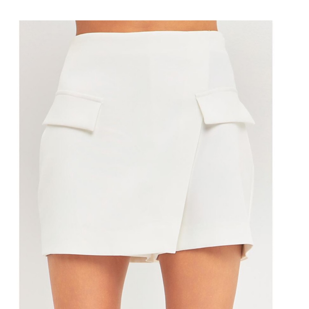 Women's Front Wrap Mini Skort